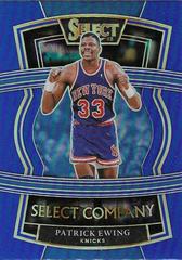 Patrick Ewing [Blue Prizm] #19 Basketball Cards 2021 Panini Select Company Prices