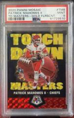 Patrick Mahomes II [Gold Fluorescent] Football Cards 2020 Panini Mosaic Touchdown Masters Prices