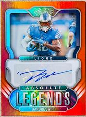 D'Andre Swift [Red] #AL-DS Football Cards 2022 Panini Absolute Legends Signatures Prices