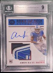 Amon Ra St. Brown [Cap Patch Autograph Ruby] #154 Football Cards 2021 Panini Encased Prices