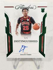 Dalen Terry [Emerald] #38 Basketball Cards 2022 Panini Flawless Distinguished Auto Prices