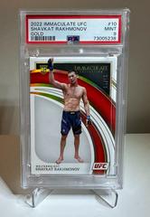 Shavkat Rakhmonov [Gold] #10 Ufc Cards 2022 Panini Immaculate UFC Prices