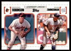 Brooks Robinson, Ryan Zimmerman #LL56 Baseball Cards 2010 Topps Legendary Lineage Prices