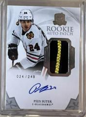 Pius Suter [Autograph Patch] Hockey Cards 2020 Upper Deck The Cup Prices
