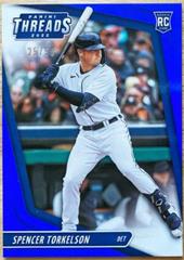 Spencer Torkelson [Blue] Baseball Cards 2022 Panini Chronicles Threads Prices
