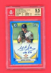 Mark Appel [Chrome Blue Refractor] #MA Baseball Cards 2014 Bowman Prospect Autograph Prices