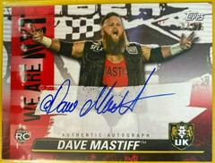 Dave Mastiff [Red] #A-DM Wrestling Cards 2021 Topps WWE We Are NXT Autographs Prices