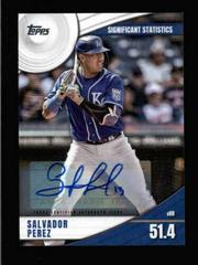 Salvador Perez [Autograph] #SS-13 Baseball Cards 2022 Topps Significant Statistics Prices