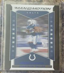 Jonathan Taylor [Black Blue] Football Cards 2022 Panini Rookies & Stars Man In Motion Prices