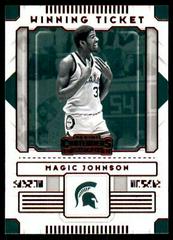 Magic Johnson [Red] #27 Basketball Cards 2020 Panini Contenders Draft Picks Winning Tickets Prices