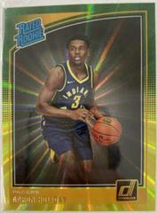 Aaron Holiday [Green, Yellow Laser] #176 Basketball Cards 2018 Panini Donruss Prices