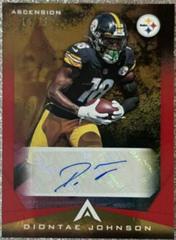 Diontae Johnson [Red] #ASC-DJO Football Cards 2021 Panini Chronicles Ascension Autographs Prices