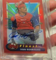 Ivan Rodriguez [Red Refractor] #FA-IR Baseball Cards 2017 Topps Finest Autographs Prices