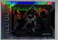 Jalen Hurts [Silver] #AO-16 Football Cards 2022 Panini Prizm All Out Prices