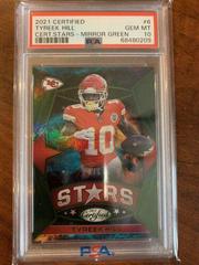 Tyreek Hill [Green] Football Cards 2021 Panini Certified Stars Prices