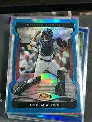 Joe Mauer [Blue Refractor] Baseball Cards 2009 Finest Prices