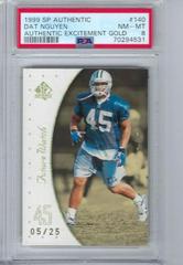Dat Nguyen [Excitement Gold] #140 Football Cards 1999 SP Authentic Prices