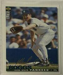 Wade Boggs [Gold Signature] Baseball Cards 1995 Collector's Choice Prices