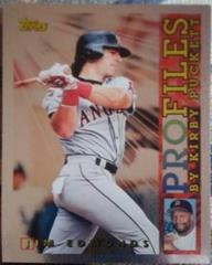 Jim Edmonds [Profiles by Kirby Puckett] Baseball Cards 1996 Topps Profiles Prices