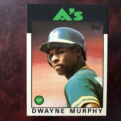 Dwayne Murphy Baseball Cards 1986 Topps Tiffany Prices