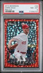 Chris Sale [Red Ice] #48 Baseball Cards 2013 Bowman Prices