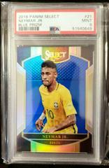 Neymar Jr. [Blue Prizm] Soccer Cards 2016 Panini Select Prices