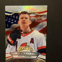 Brady Tkachuk [Gold] Hockey Cards 2022 Upper Deck MVP Domains Prices