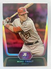 Mike Trout [Ruby] #16 Baseball Cards 2012 Bowman Platinum Prices