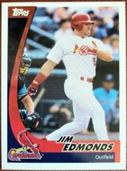 Jim Edmonds #5 Baseball Cards 2002 Topps Post Cereal Prices