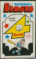 Grand Slam Baseball Cards 1974 Fleer Baseball Firsts Prices