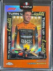 Lando Norris [Orange Refractor] #TUTL-LN Racing Cards 2023 Topps Chrome Formula 1 Turn Up the Lights Prices