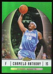 Carmelo Anthony [Green Refractor] Basketball Cards 2006 Finest Prices