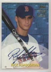 Rick Asadoorian [Certified Autograph] Baseball Cards 2000 Topps Traded Prices