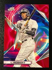 Luis Robert [Red Flare] #12 Baseball Cards 2022 Topps Cosmic Chrome Prices