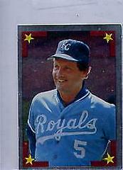 George Brett Baseball Cards 1986 Topps Stickers Prices