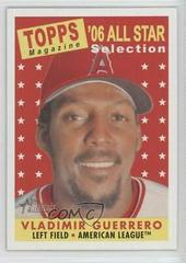 Vladimir Guerrero #485 Baseball Cards 2007 Topps Heritage Prices