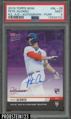 Pete Alonso [Autograph Purple] #755B Baseball Cards 2019 Topps Now Prices