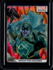 Ronan The Accuser [Teal Wave] Marvel 2023 Upper Deck Platinum Prices