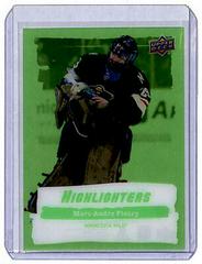 Marc Andre Fleury [Green] Hockey Cards 2022 Upper Deck Highlighters Prices