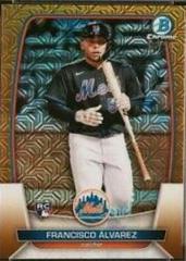 Francisco Alvarez [Mega Box Mojo Gold] #49 Baseball Cards 2023 Bowman Prices