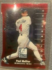 Paul Molitor #22 Baseball Cards 1998 Donruss Elite Prices