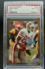 Jerry Rice [Foil] #340 Football Cards 1993 Bowman Prices