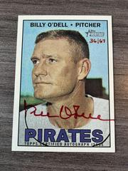 Billy O'Dell [Red Ink] Baseball Cards 2016 Topps Heritage Real One Autographs Prices