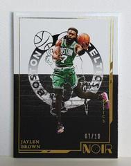Jaylen Brown [Holo Gold] Basketball Cards 2021 Panini Noir Prices