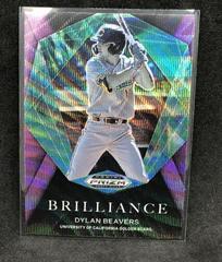 Dylan Beavers [Purple Wave] #BR-DB Baseball Cards 2022 Panini Prizm Draft Picks Brilliance Prices