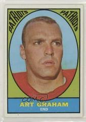Art Graham Football Cards 1967 Topps Milton Bradley Prices
