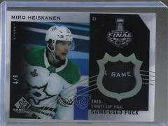 Miro Heiskanen Hockey Cards 2021 SP Game Used 2020 NHL Stanley Cup Finals Puck Relics Prices