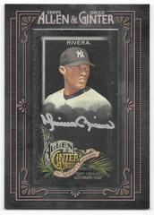 Mariano Rivera [X Black Frame] #MA-MR Baseball Cards 2022 Topps Allen & Ginter Mini Autographs Prices