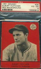 Elburt Fletcher [Red Background] #26 Baseball Cards 1941 Goudey Prices