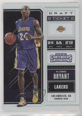 Kobe Bryant [Purple Jersey Draft Ticket] Basketball Cards 2018 Panini Contenders Draft Picks Prices